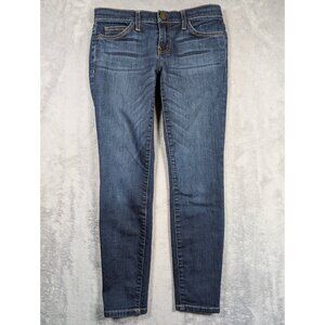 Current Elliott The Stiletto Tavern Jeans Womens Size 27 0 Dark Wash Low Rise